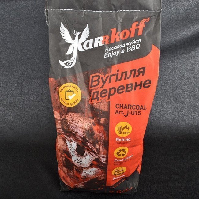Фото Уголь древесный Jarrkoff J-U15 (2,2кг) купить в Украине по недорогой цене для рыбалки