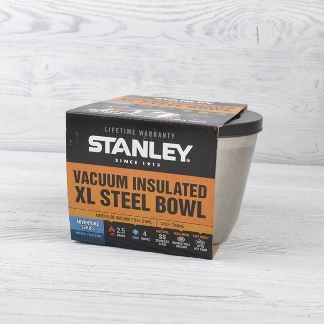 Фото Термоконтейнер для еды Stanley Adventure Bowl (0.95л), стальной купить в Украине по недорогой цене для рыбалки Фото Термоконтейнер для еды Stanley Adventure Bowl (0.95л), стальной купить в Украине по недорогой цене для рыбалки