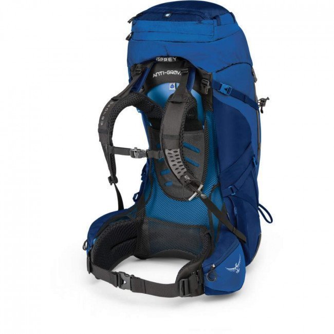 Фото Рюкзак Osprey Aether AG 85 (85л, p.M), синий купить в Украине по недорогой цене для рыбалки Фото Рюкзак Osprey Aether AG 85 (85л, p.M), синий купить в Украине по недорогой цене для рыбалки