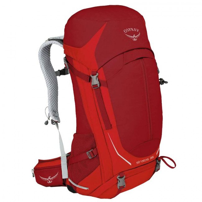 Фото Рюкзак Osprey Stratos 36 (36л, р.M/L), красный купить в Украине по недорогой цене для рыбалки Фото Рюкзак Osprey Stratos 36 (36л, р.M/L), красный купить в Украине по недорогой цене для рыбалки