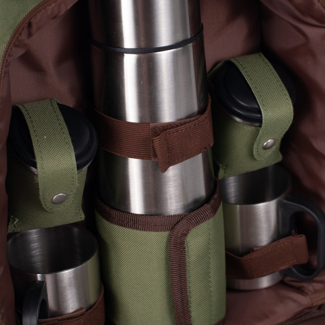 Фото Набор для пикника Ranger Compact (посуда на 2 персоны + сумка с термо-отсеком) купить в Украине по недорогой цене для рыбалки Фото Набор для пикника Ranger Compact (посуда на 2 персоны + сумка с термо-отсеком) купить в Украине по недорогой цене для рыбалки