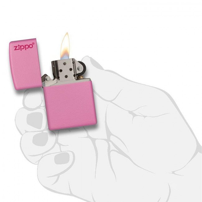 Зажигалка Zippo Purple Matte with Logo, 238ZL