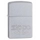 Зажигалка Zippo Scroll Satin Chrome, 24335