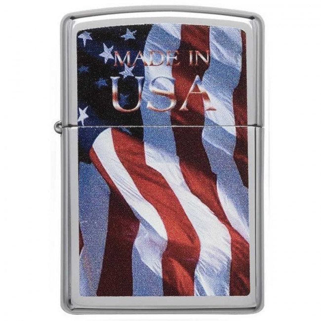 Зажигалка Zippo Made In Usa FLAG, 24797