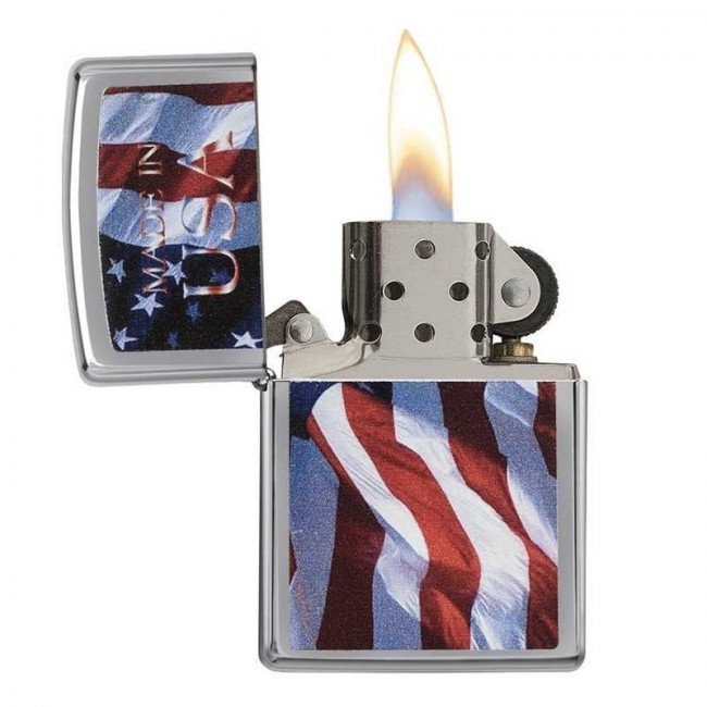 Зажигалка Zippo Made In Usa FLAG, 24797