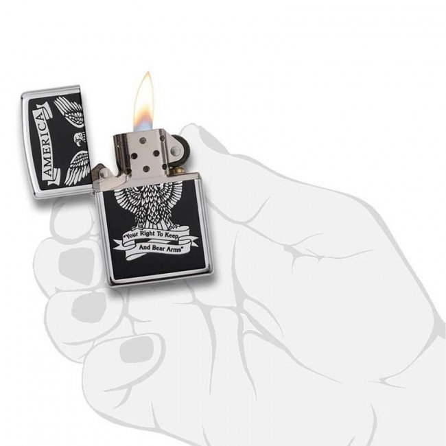 Фото Зажигалка Zippo Eagle, 28290 купить в Украине по недорогой цене для рыбалки Фото Зажигалка Zippo Eagle, 28290 купить в Украине по недорогой цене для рыбалки