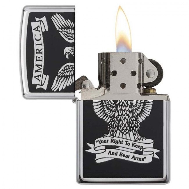 Фото Зажигалка Zippo Eagle, 28290 купить в Украине по недорогой цене для рыбалки Фото Зажигалка Zippo Eagle, 28290 купить в Украине по недорогой цене для рыбалки