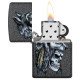 Зажигалка Zippo Wolf Skull Feather Design, 29863