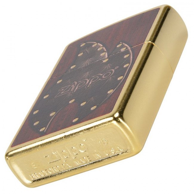 Зажигалка Zippo Leather Flame, 28832 Зажигалка Zippo Leather Flame, 28832