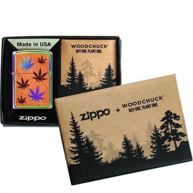 Зажигалка Zippo Woodchuck Leaves, 29903 Зажигалка Zippo Woodchuck Leaves, 29903