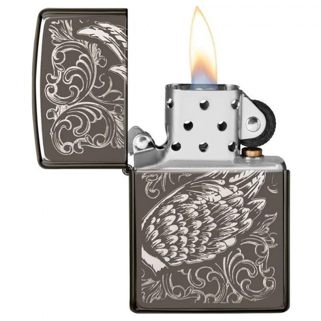 Зажигалка Zippo Filigree Flame and Wing Design, 29881