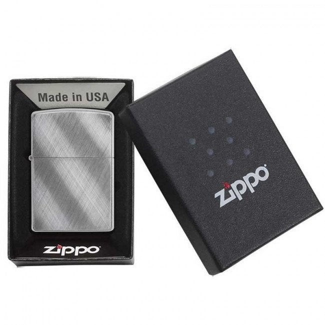 Зажигалка Zippo Reg Diagonal Weave, 28182 Зажигалка Zippo Reg Diagonal Weave, 28182