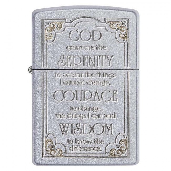 Фото Зажигалка Zippo Serenity Prayer, 28458 купить в Украине по недорогой цене для рыбалки Фото Зажигалка Zippo Serenity Prayer, 28458 купить в Украине по недорогой цене для рыбалки