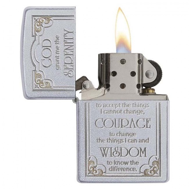 Фото Зажигалка Zippo Serenity Prayer, 28458 купить в Украине по недорогой цене для рыбалки Фото Зажигалка Zippo Serenity Prayer, 28458 купить в Украине по недорогой цене для рыбалки