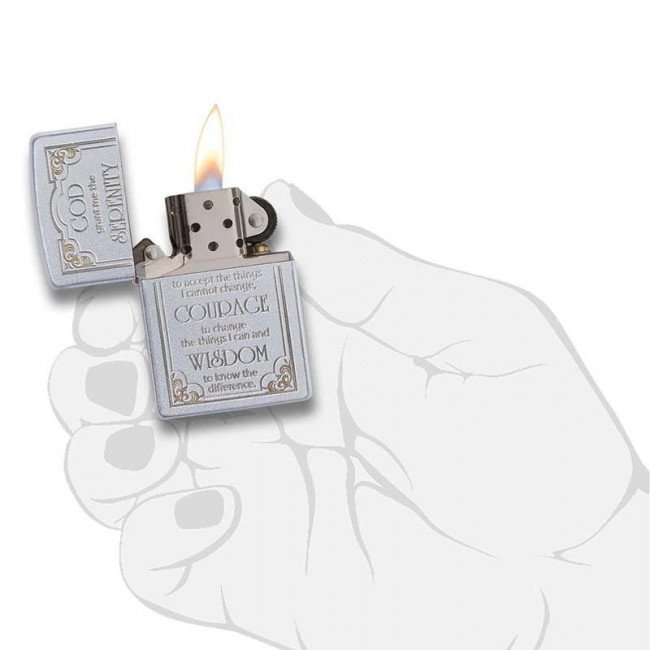 Фото Зажигалка Zippo Serenity Prayer, 28458 купить в Украине по недорогой цене для рыбалки Фото Зажигалка Zippo Serenity Prayer, 28458 купить в Украине по недорогой цене для рыбалки