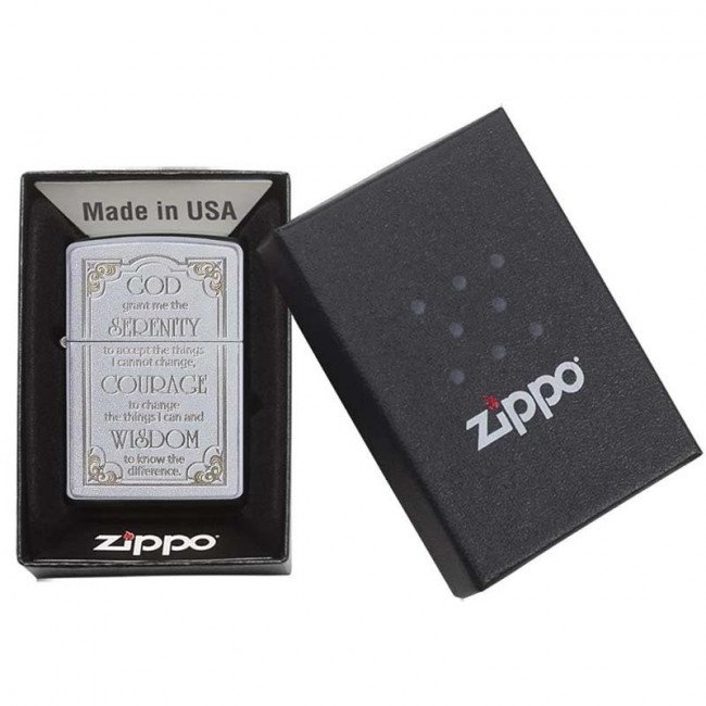 Фото Зажигалка Zippo Serenity Prayer, 28458 купить в Украине по недорогой цене для рыбалки Фото Зажигалка Zippo Serenity Prayer, 28458 купить в Украине по недорогой цене для рыбалки