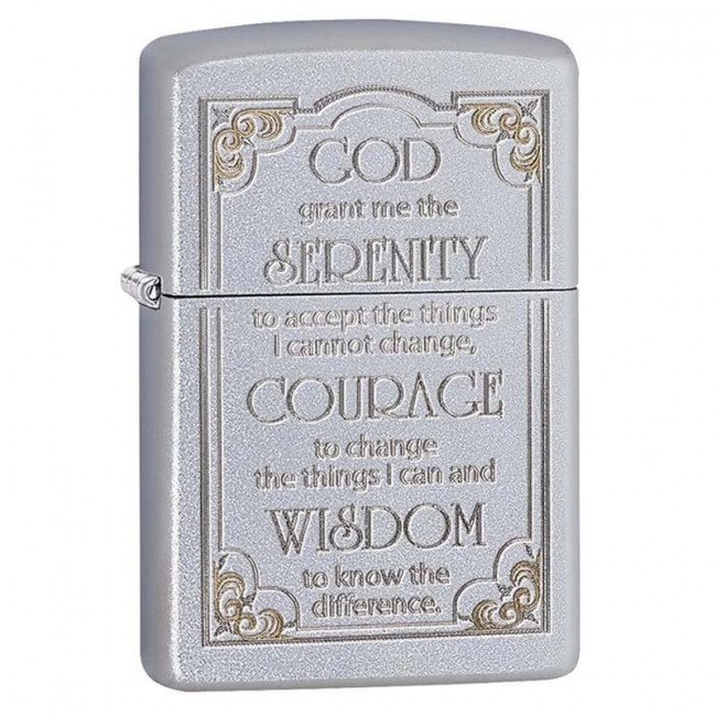 Фото Зажигалка Zippo Serenity Prayer, 28458 купить в Украине по недорогой цене для рыбалки Фото Зажигалка Zippo Serenity Prayer, 28458 купить в Украине по недорогой цене для рыбалки