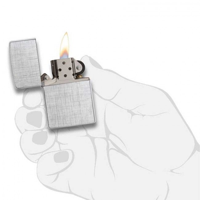 Зажигалка Zippo Reg Linen Weave, 28181