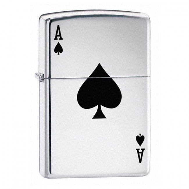 Фото Зажигалка Zippo Lucky Ace, 24011 купить в Украине по недорогой цене для рыбалки Фото Зажигалка Zippo Lucky Ace, 24011 купить в Украине по недорогой цене для рыбалки