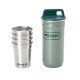 Набор Stanley Adventure Combo (фляга (0,59л) + 4 рюмки), зеленый Набор Stanley Adventure Combo (фляга (0,59л) + 4 рюмки), зеленый