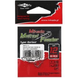 Крючки Mikado Method Feeder 36 (бронзовый) Крючки Mikado Method Feeder 36 (бронзовый)