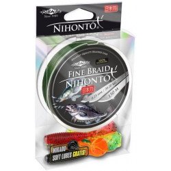 Плетеный шнур Mikado NIHONTO FINE BRAID 150 м зеленый Плетеный шнур Mikado NIHONTO FINE BRAID 150 м зеленый