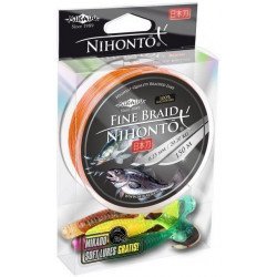 Плетеный шнур Mikado NIHONTO FINE BRAID 150 м оранжевый Плетеный шнур Mikado NIHONTO FINE BRAID 150 м оранжевый