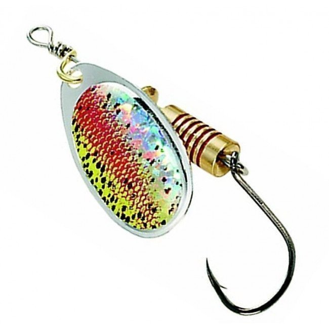 Фото Блесна-вертушка DAM Effzett Natural With Single Hook Rainbow 4 г купить в Украине по недорогой цене для рыбалки