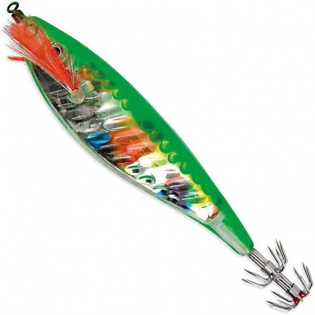 Приманка кальмарница Lineaeffe Totosutte Holo №3 9см зеленый