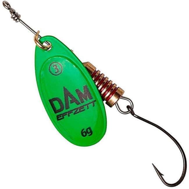 Фото Блесна-вертушка DAM Effzett Natural With Single Hook Green 4 г купить в Украине по недорогой цене для рыбалки Фото Блесна-вертушка DAM Effzett Natural With Single Hook Green 4 г купить в Украине по недорогой цене для рыбалки
