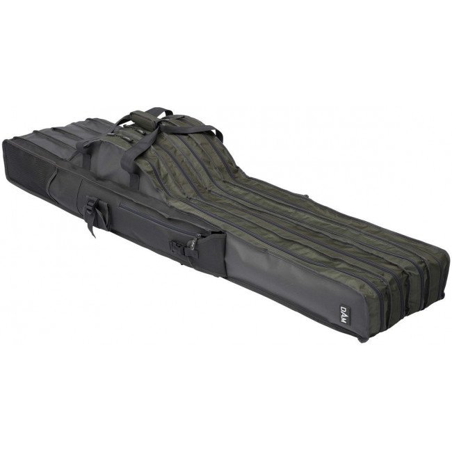 Чехол DAM Multi-Compartment Rod Bag для 4 удилищ с катушками 130x38х29см