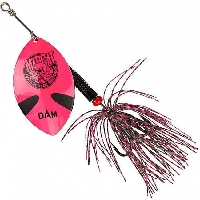 Фото Блесна-вертушка на сома DAM MADCAT Big Blade Spinner Pink 55 г купить в Украине по недорогой цене для рыбалки
