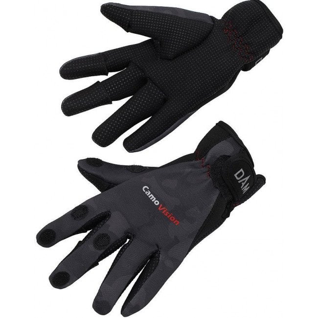Фото Перчатки DAM Camovision Neo Gloves с отстегными пальцами 2мм неопрен купить в Украине по недорогой цене для рыбалки