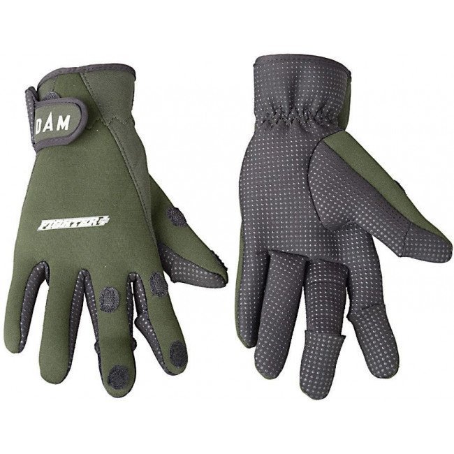 Фото Перчатки DAM Fighter Pro+ Neoprene Gloves с отстегными пальцами 2мм неопрен купить в Украине по недорогой цене для рыбалки