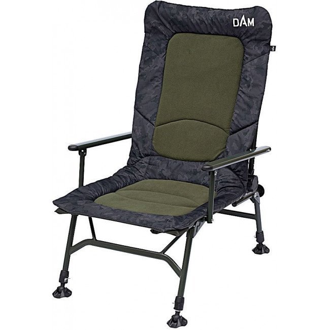 Фото Кресло карповое DAM Camovision Ajustable Chair 94x80x61cм купить в Украине по недорогой цене для рыбалки