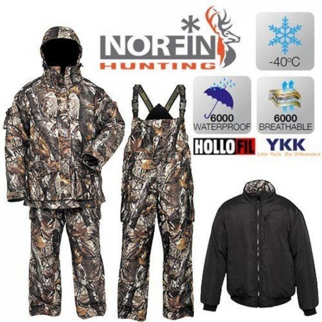 Фото Костюм зимний Norfin Hunting North Staidness р.XXXL (718006-XXXL) купить в Украине по недорогой цене для рыбалки